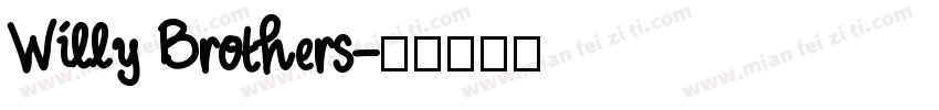 Willy Brothers字体转换